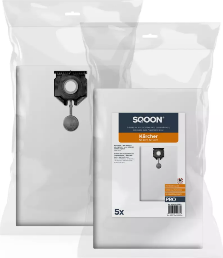 Støvsugerposer til Kärcher NT40/1 og NT50/1 (M-klasse)  5 stk.