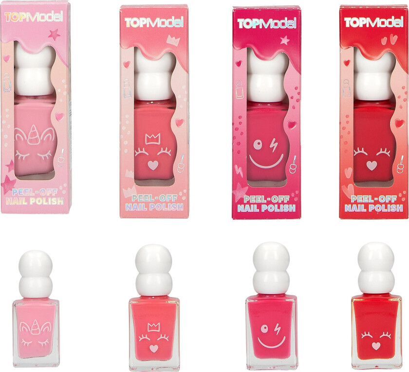 Vannbasert Neglelakk BEAUTY and ME - Coral, Light Pink, Pink, Red