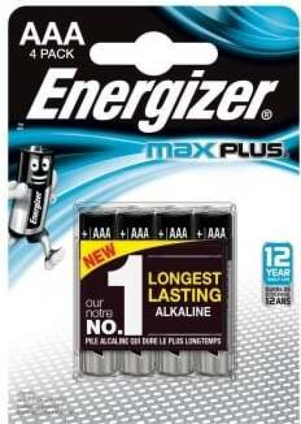 Energizer® Max Plus AAA-batterier