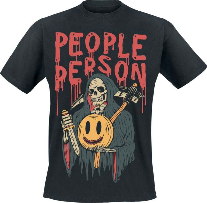 Fun T-skjorte - People Person - S til XXL - Herrer - svart