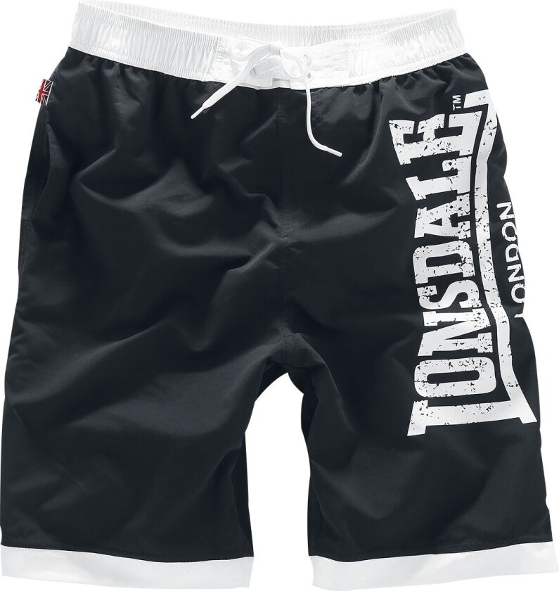Badeshorts - Clennel - S til 5XL - Herrer - svart