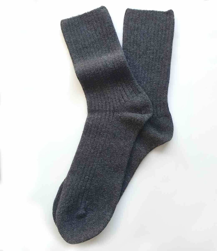 Dame ullsokker med cashmere – sokker som ikke strammer