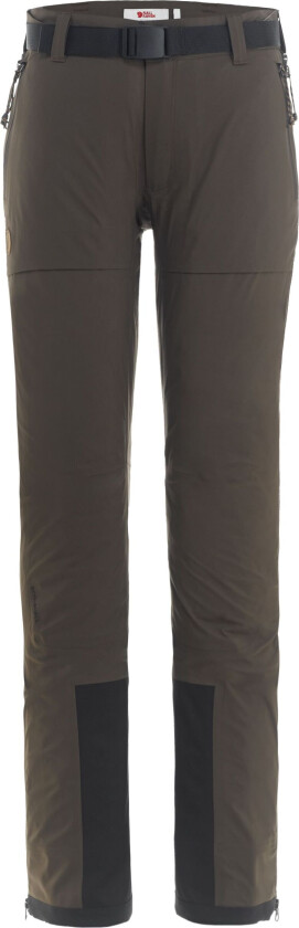 KEB ECO-SHELL TROUSERS W DARK OLIVE