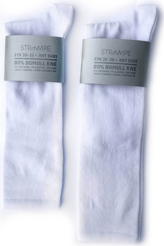 Knestrømper for barn i 80% bomull