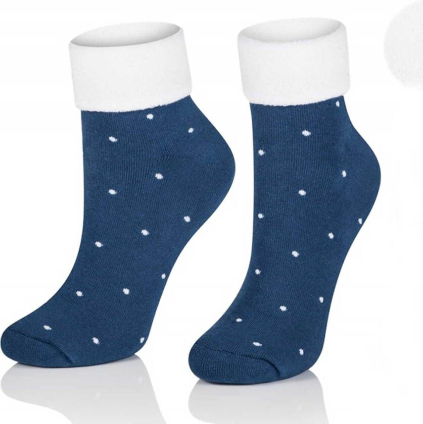 Myke kosesokker med plysjfrotté inni • damesokker