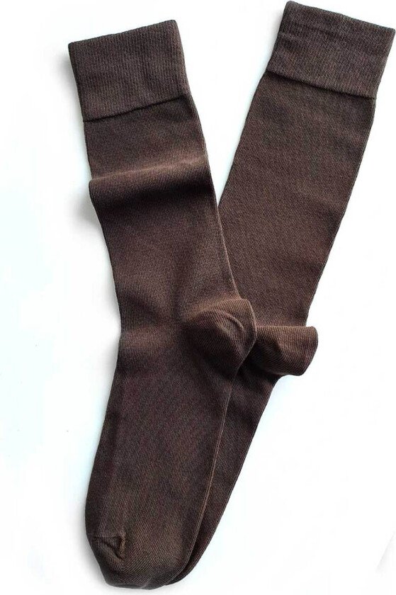 Myke 80% økologiske bomullssokker til herre i farger