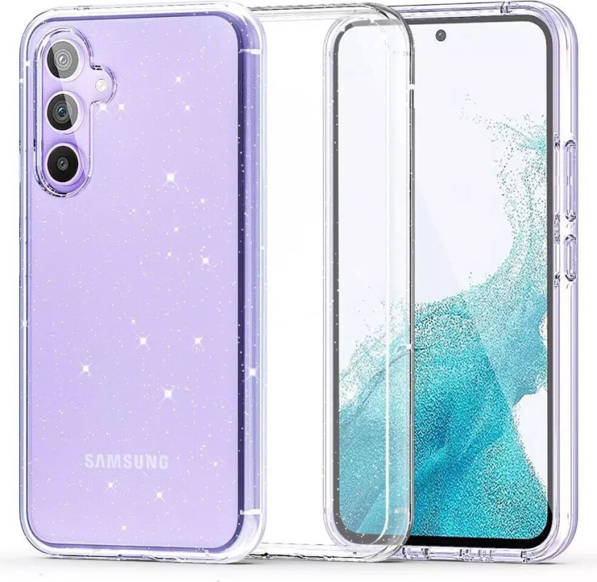 Tech-Protect Samsung Galaxy A34 (5G) Tech-Protect FlexAir Hybrid Deksel Gjennomsiktig - Glitter