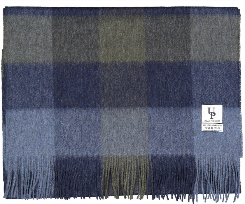Bea Scarf Navy Multi One Size Wool scarf