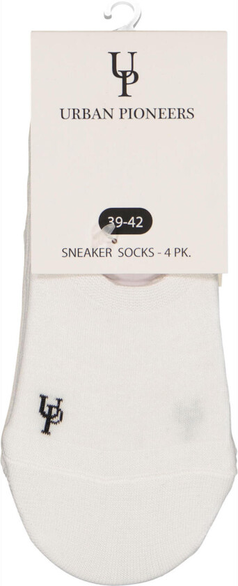 Sneaker socks White 43-46 4pk bamboo socks