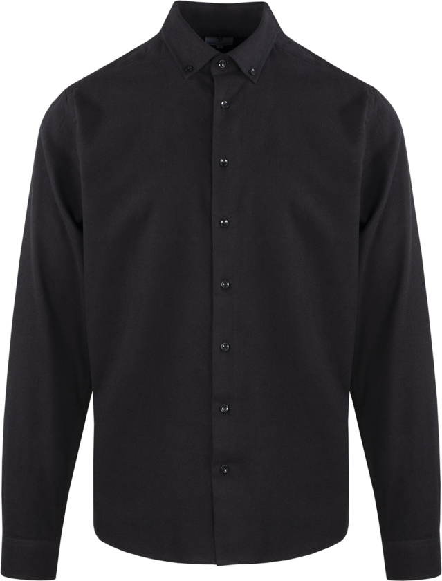 Albin Shirt Black XXL Brushed twill shirt