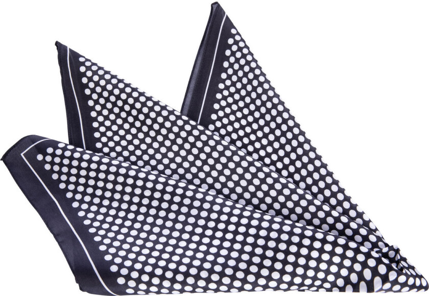 Reykjavik Scarf Black One Size Printed silk scarf