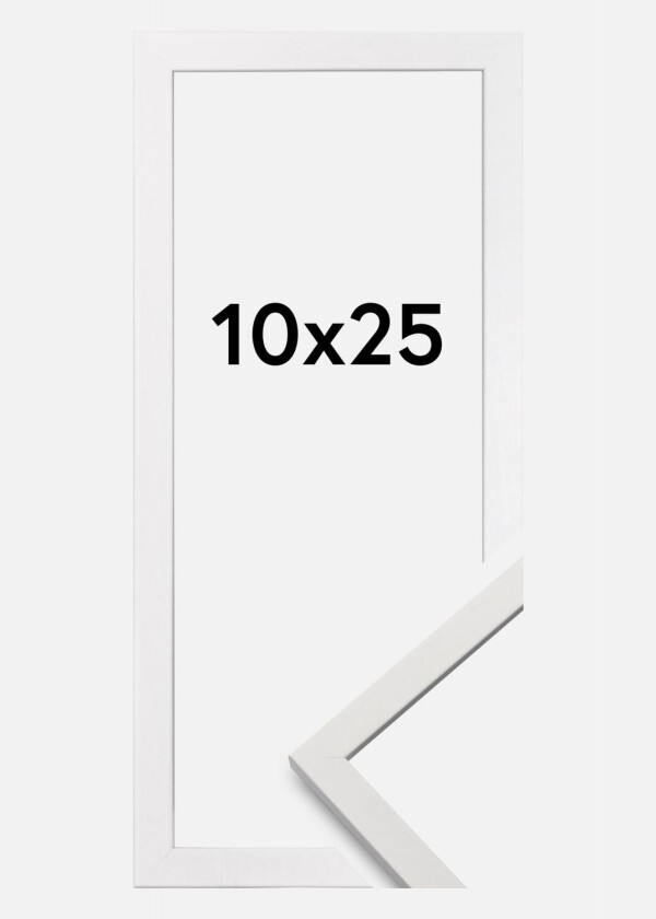 Ramme Edsbyn Akrylglass Hvit 10x25 Cm