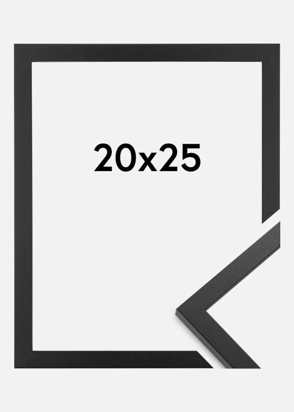 Ramme Trendy Akrylglass Svart 20x25 Cm