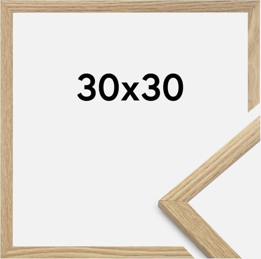 Ramme Trendy Akrylglass Eik 30x30 Cm