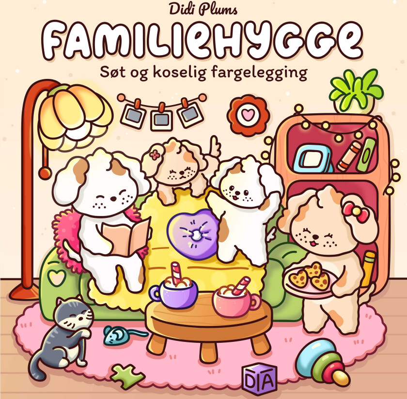 Bilde av Familiehygge søt og koselig fargelegging