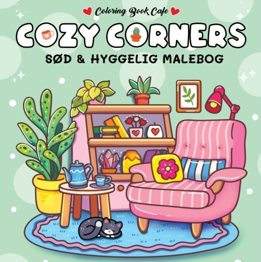 Malebog: Cozy Corners | Coloring Book Cafe