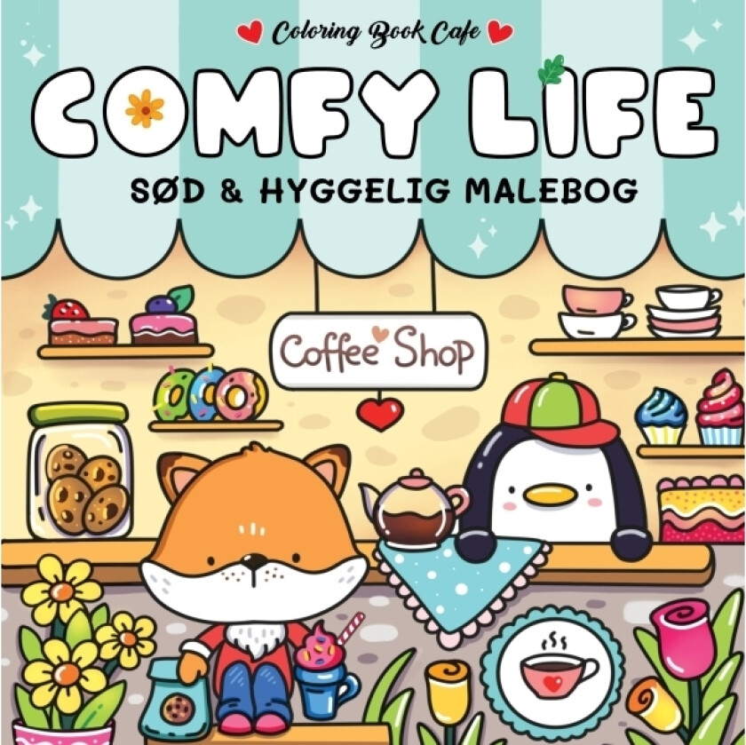 Malebog: Cozy & Comfy Life | Coloring Book Cafe