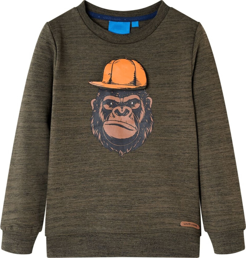 Barnegenser mørkekaki melert 116