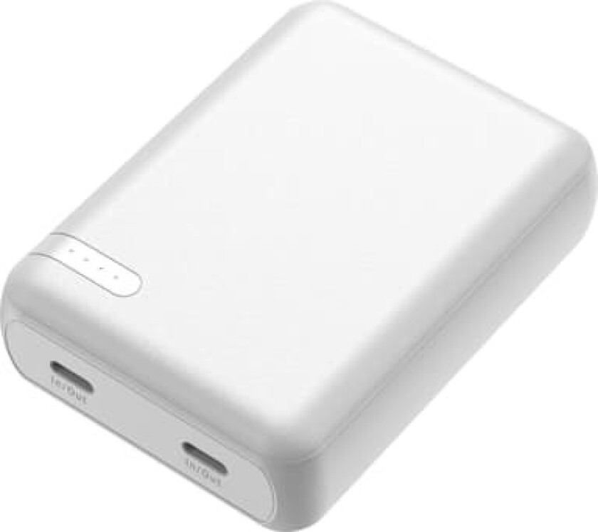 10000mAh Mini powerbank (lys grå)