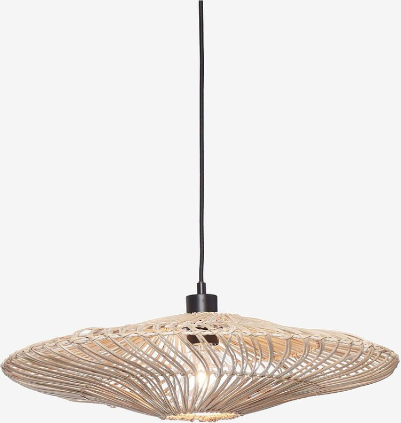 Hengende taklampe flat stor Zanzibar - Hvit