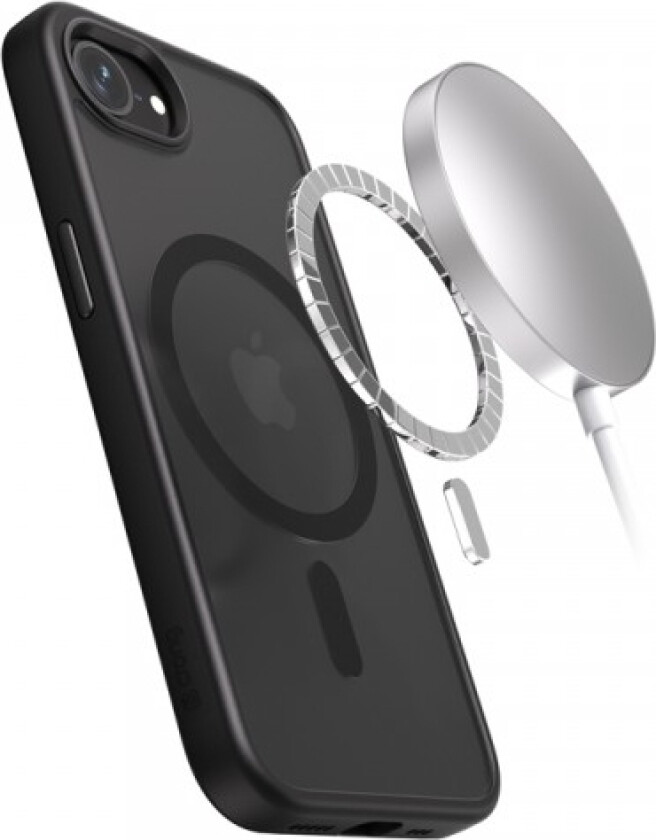 Hybrid Frost Mag Cover - Etui Iphone 16E Magsafe (Czarny)