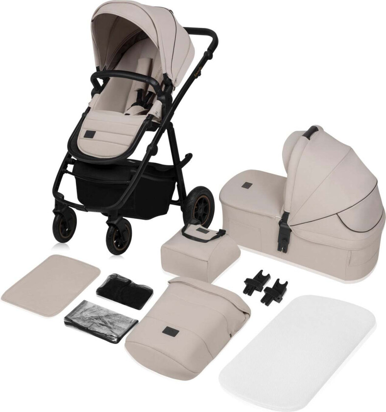 Amber Plus 2-in-1 Duovogn, Beige Sand -  Kombivogner