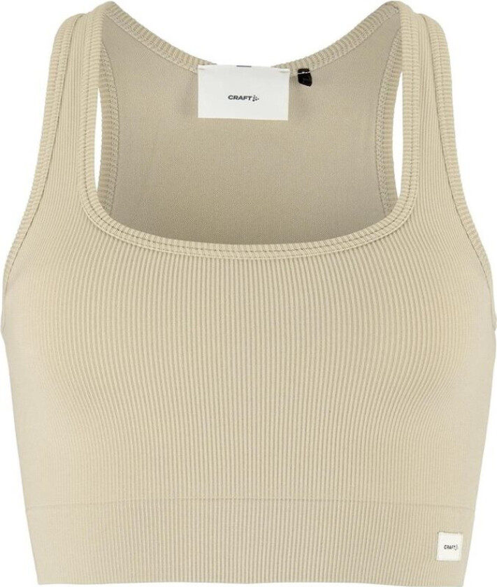 Collective Rib Sports Bra W Hay