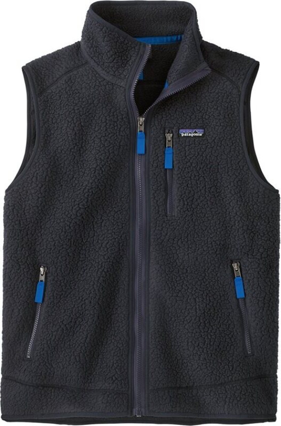 M's Retro Pile Vest Pitch Blue W/Endless Blue
