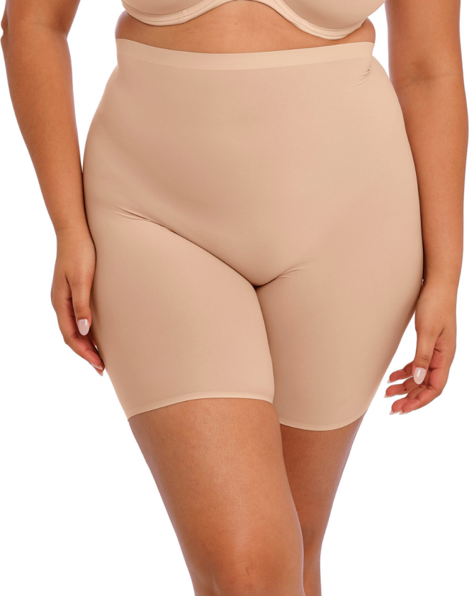 Invisible curve comfort plus-size shorts, beige, Størrelse: 2XL/3XL, Kvinner