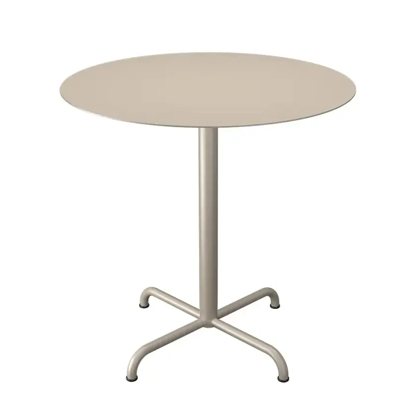 PICO Sofabord Ø74 cm, 4 bens sokkel Beige