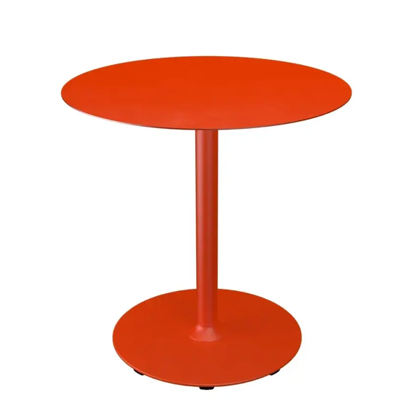 PICO Sofabord Ø74 cm, rund sokkel Cayenne