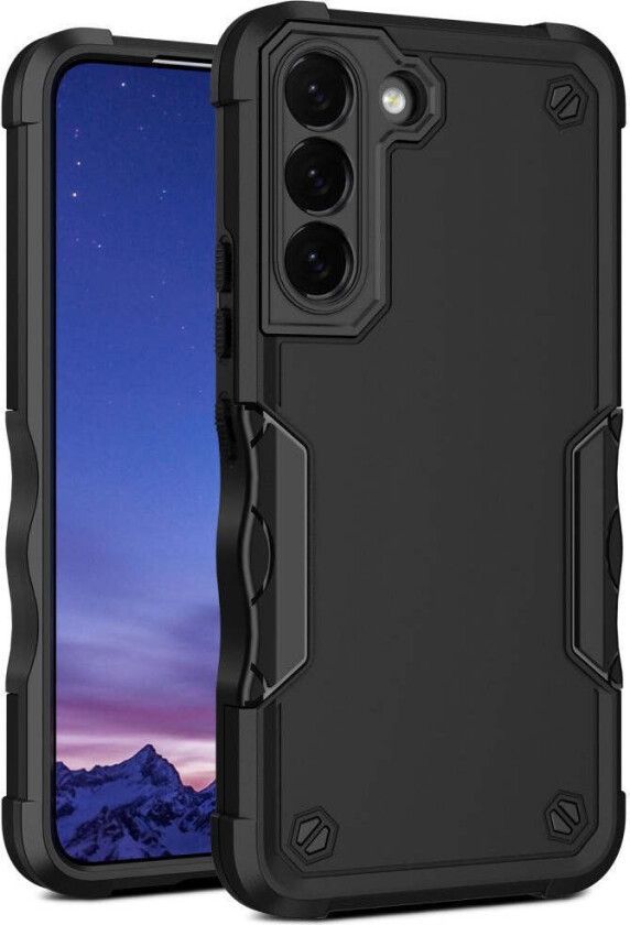 Samsung Galaxy S22+ (Plus) Hybrid Håndverker Deksel - Svart