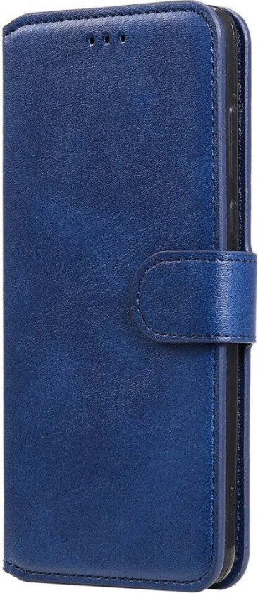Samsung Galaxy S22+ (Plus) Kunstskinn Flip Deksel m. Kortholder & Stativfunksjon - Blå