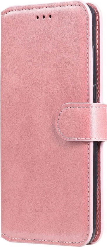 Samsung Galaxy S22+ (Plus) Kunstskinn Flip Deksel m. Kortholder & Stativfunksjon - Rose Gold