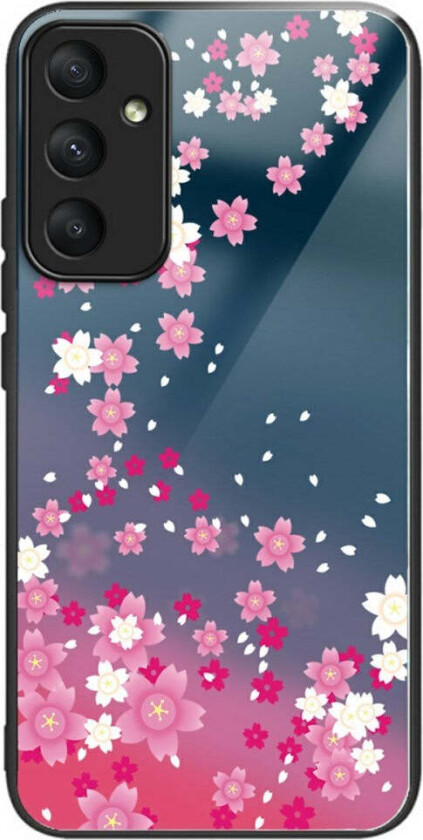 Samsung Galaxy S24 FE Fleksibelt Plast & Glass Deksel - Pink Florals