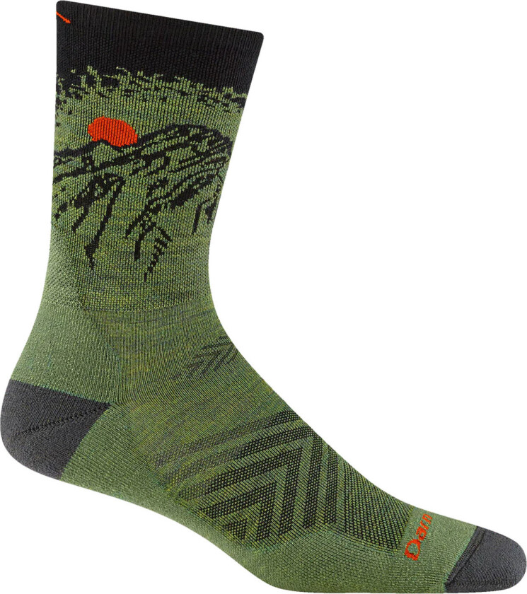 Men's Vert Micro Crew Ultra-Lightweight With Cushion Lichen