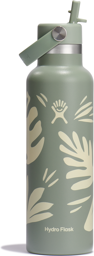 621ml Standard Flex Straw Cap Botanical Bliss Agave