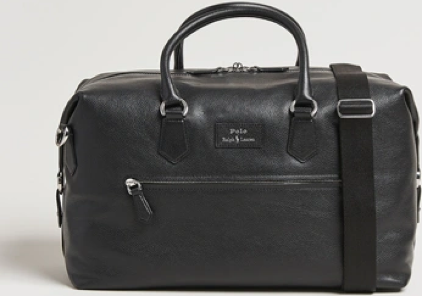 Polo Ralph Lauren Weekendbag Pebble Leather Black