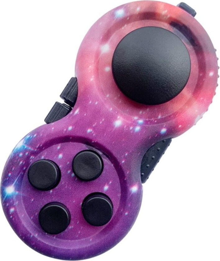 Fidget Spinner Relaxation Pill Joystick med nøkkelring - Nebula