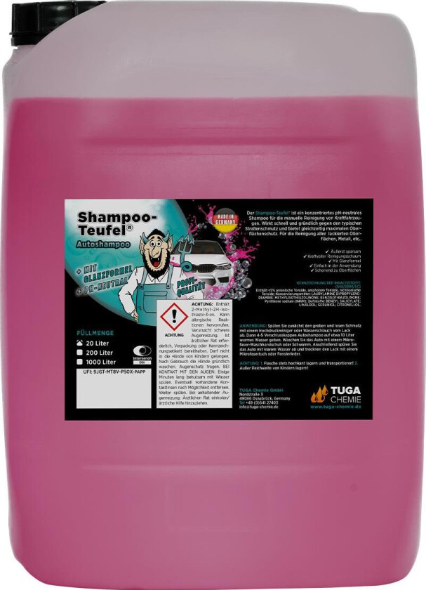 TUGA SHAMPOO-DEVIL 20 LITER