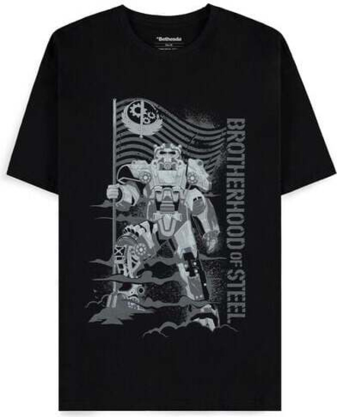 gaming T-skjorte - Vault 33 - Steel - S til XXL - Herrer - svart