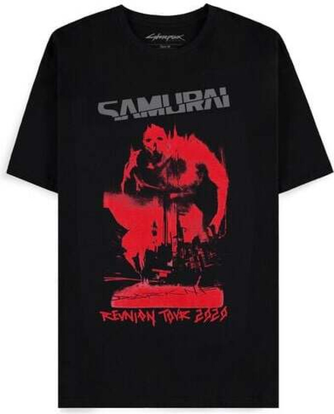 gaming T-skjorte - 2077 - Samurai Reunion Tour 2020 - S til XXL - Herrer - svart