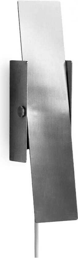 Pivoting Vegglampe Stainless Steel