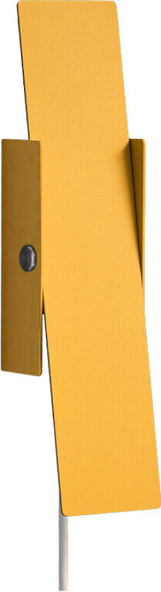 Pivoting Vegglampe Yellow