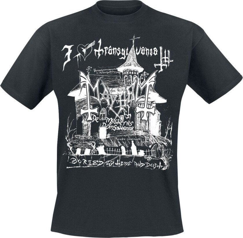 Mayhem T-skjorte - Transylvania - S til XXL - Herrer - svart