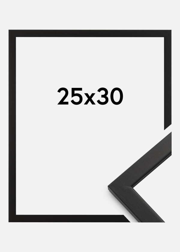 Ramme Edsbyn Akrylglass Svart 25x30 Cm