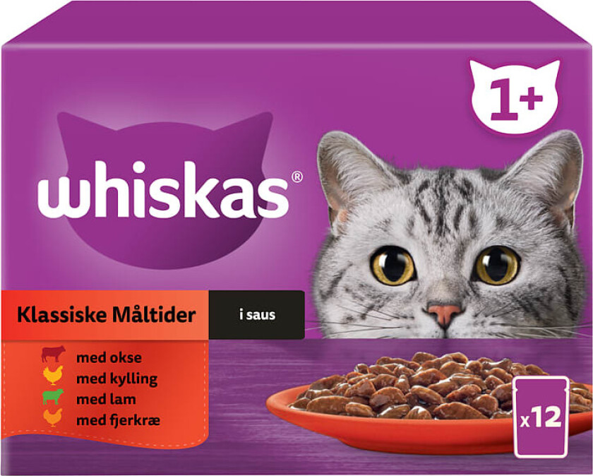 Whiskas 1+ Classic Collection 12x85g