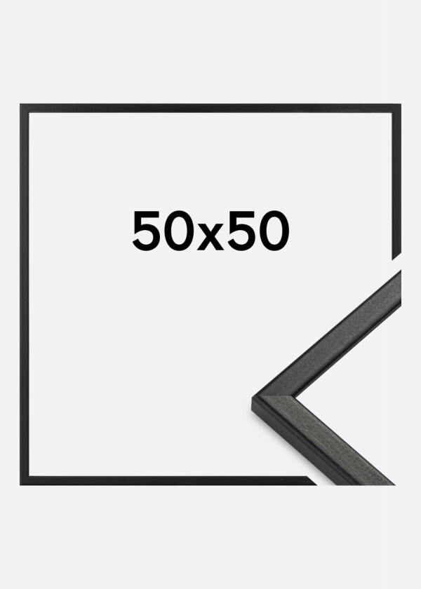 Ramme Kaspar Akrylglass Svart 50x50 Cm