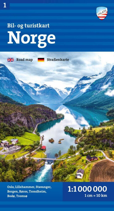 Bil- og turistkart Norge