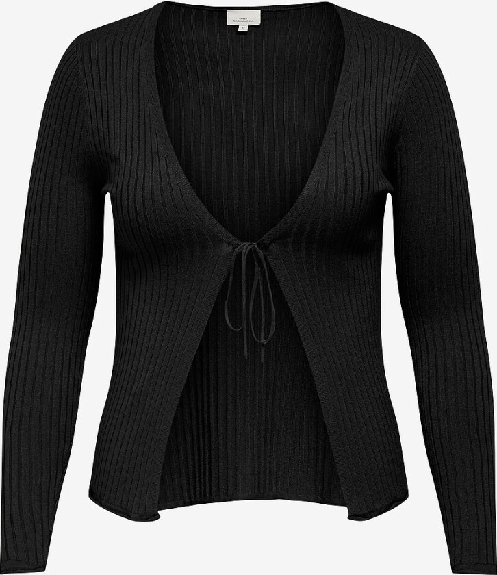 Kardigan carMila LS V-neck - Svart